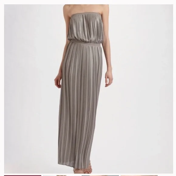 chiffon maxi dress beach Gradient Tiger Flowy Chiffon Maxi Dress, Brown / M